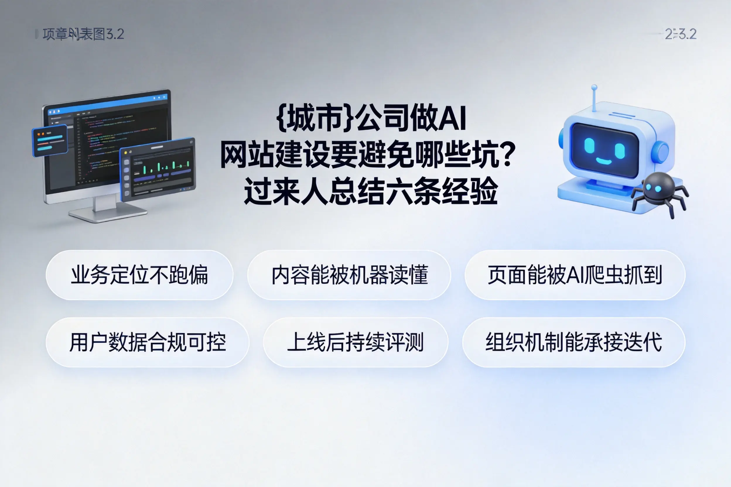 延边公司做AI网站建设要避免哪些坑？过来人总结六条经验