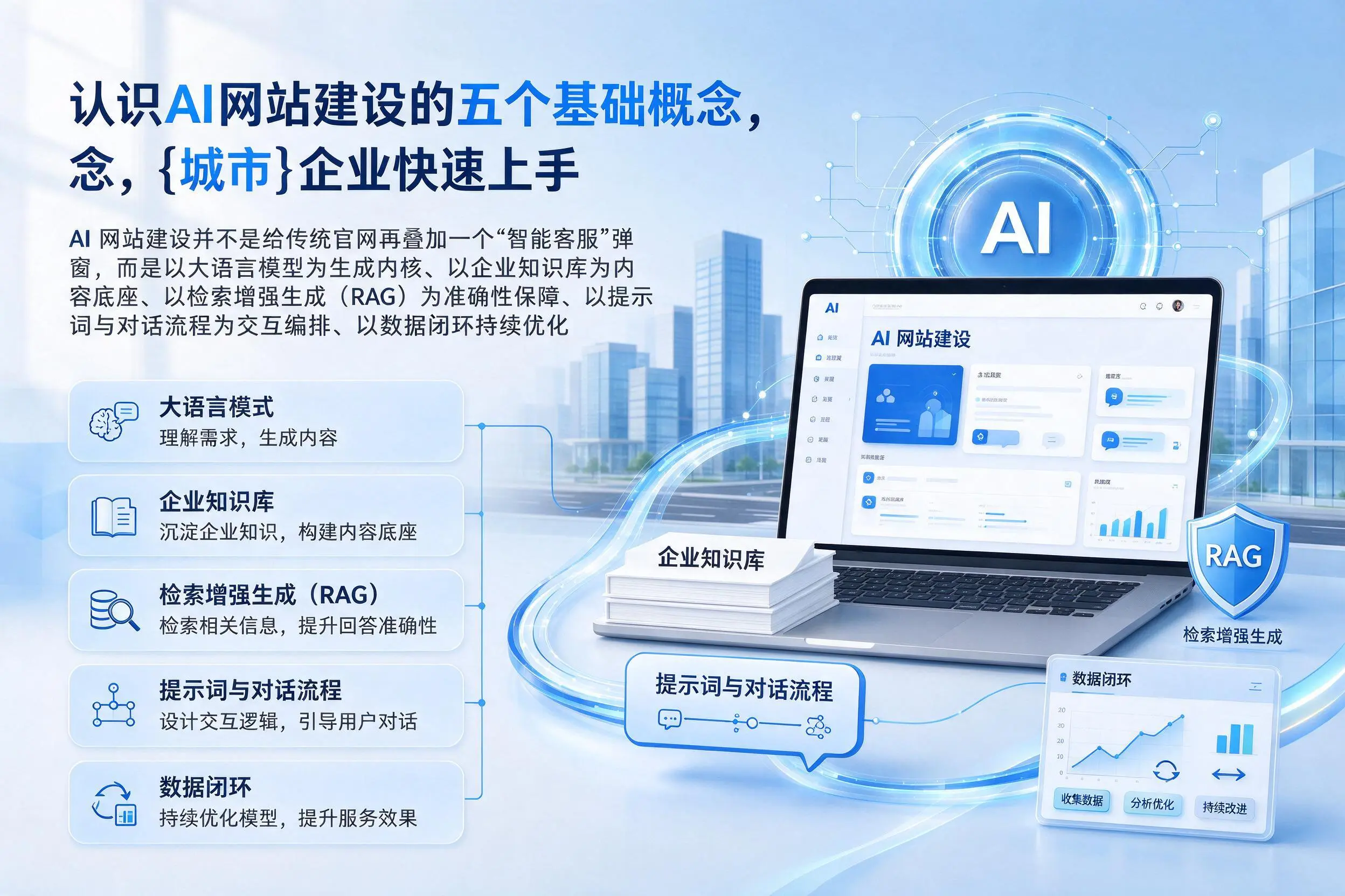 认识AI网站建设的五个基础概念，延边企业快速上手